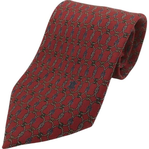 233128BR (S1) Celine Tie Rope Pattern Multicolor Silk - Picture 1 of 8
